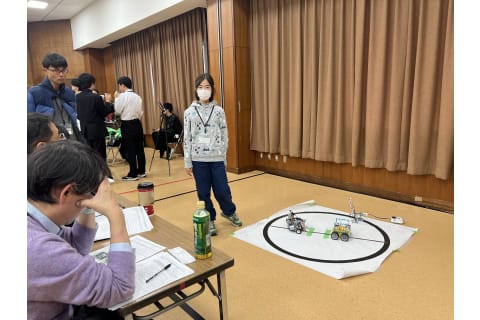 ロボカップジュニア競技会参加の様子