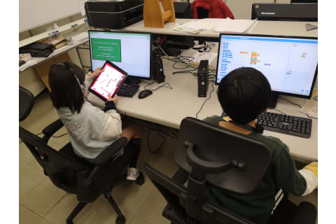 ２人ともガンバっています！