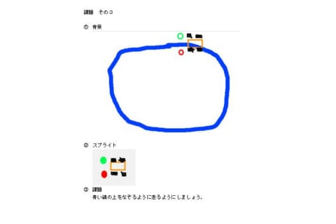 Scratchで自動運転車をプログラミング