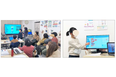 年に3回開催される授業参観。作品発表をおこないます。