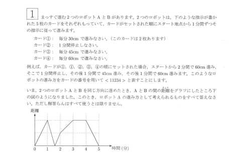 2021年度中学入試で、プログラミングの問題が出題されました！