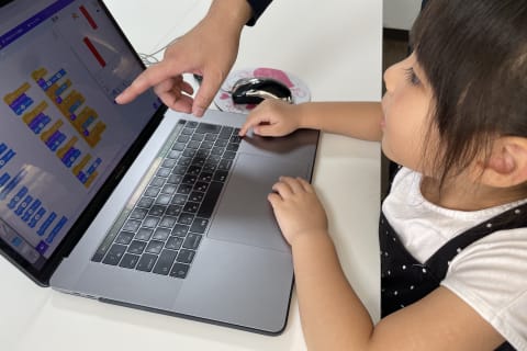 こどもICTかつしか教室 の授業の様子