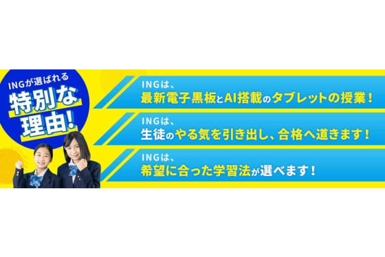 INGのアピールポイント