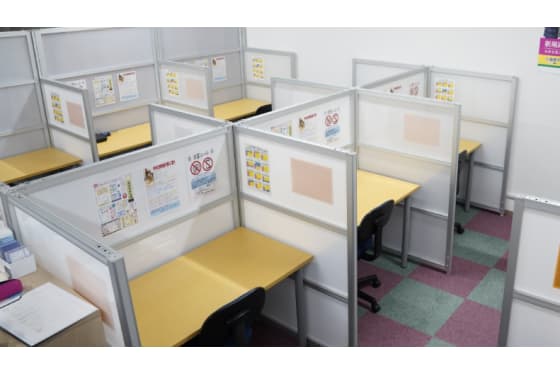 英知学館の自習室