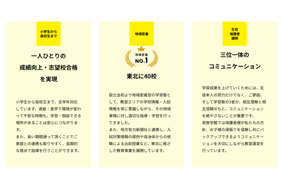 英知学館の強み