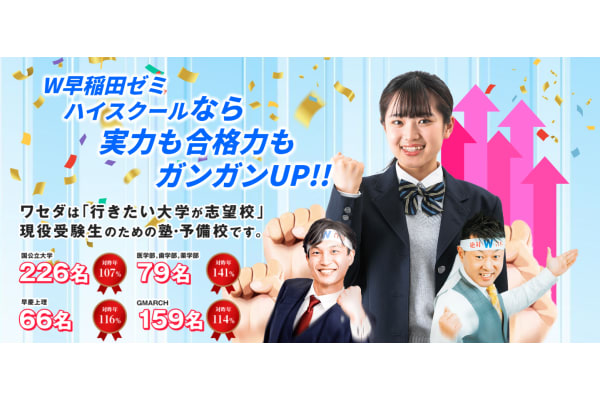 W早稲田ゼミの合格実績