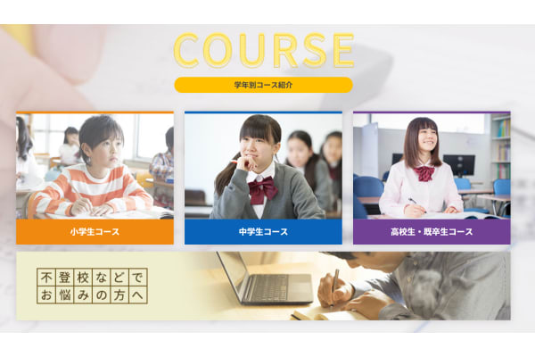 個別指導Compass学習塾で提供されているコース