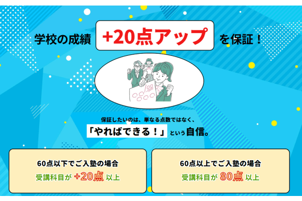 成績アップ保障