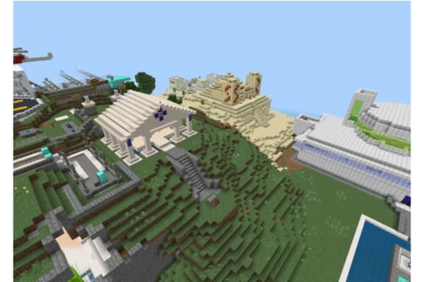 マイクラの世界を冒険しながら プログラミングを学びます。