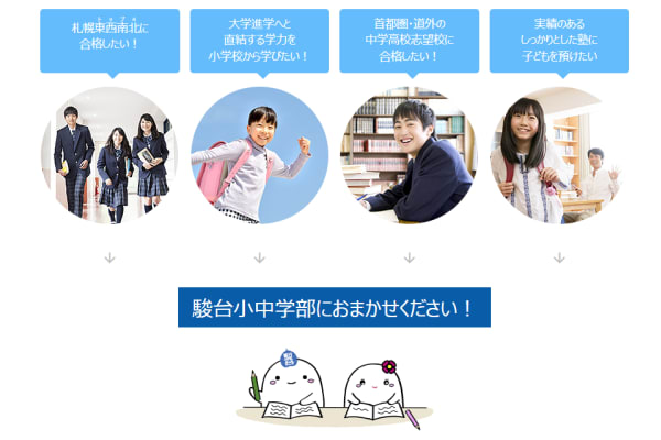 駿台小中学部こんな方におすすめ