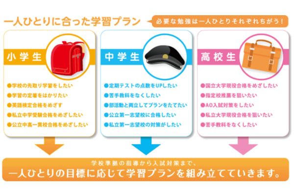 個別指導タクシス学習プラン