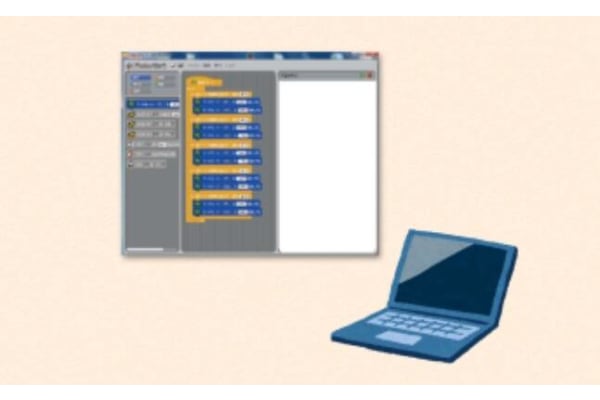 初心者でも安心して取り組めるビジュアルプログラミング
