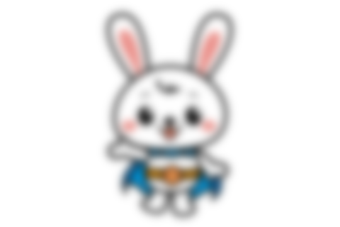 プログラミングが得意なラビー。オリジナルキャラクター。