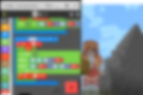 マインクラフトプログラミングで座標を使って、壁のような階段を作ってみましょう。