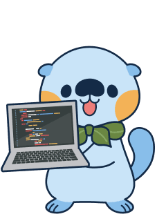 プログラミングをするテッコ