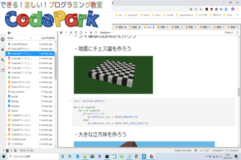 Python × マインクラフト
