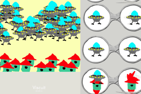 自由作品例（Viscuit)