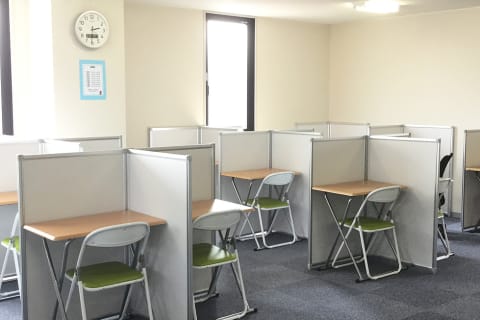 仕切りで別れ、集中しやすい！