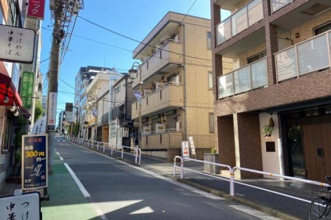 不動前駅から徒歩1分！改札を出て坂を上がってください。