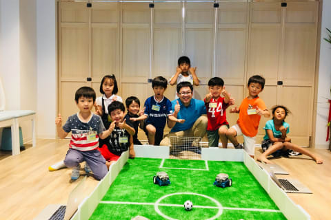 ロボットサッカー大会で優勝を目指そう