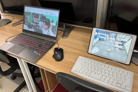 タイピングの練習も行っています。ただ早く打てるというわけではなく、正しいタイピングを身につけましょう！