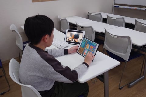 プログラミング専用ブースをご用意しています！