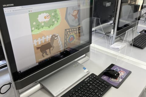 教室オリジナル素材を使用したカリキュラムで楽しく学べます