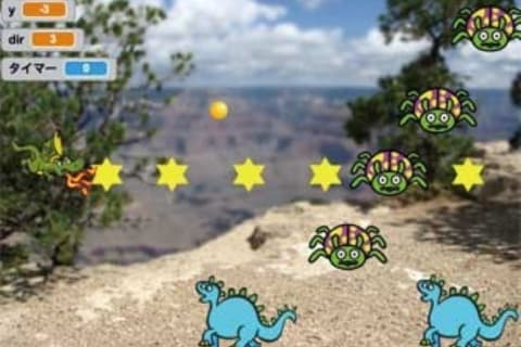 Hive-Kidsコースで製作したScratchゲーム