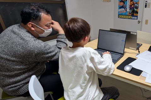 楽しくて真剣なレッスンです。