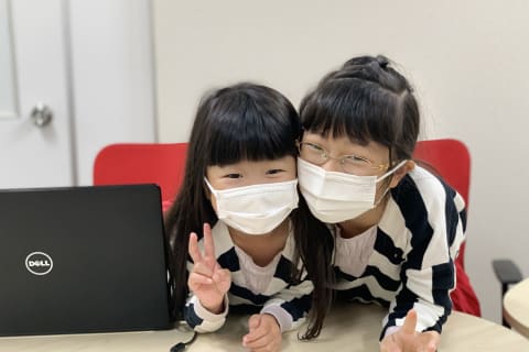 姉妹で仲良く学習