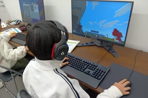マイクラだから楽しく続く！新しいお友達ができたという生徒さんもいます◎