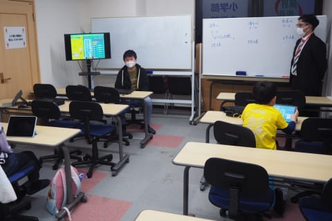 レッスンは小集団形式で行います。１クラス３～５名です。