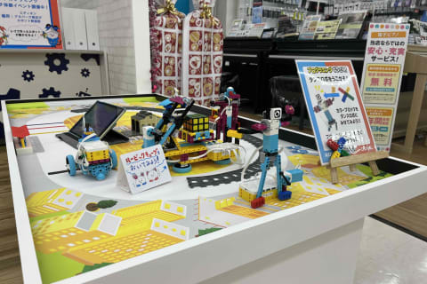 みんな大好きレゴを使った授業だよ！