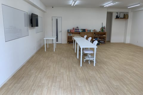 こちらの教室でレッスンを行います。土足厳禁です。