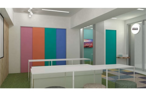 教室内観イメージパース