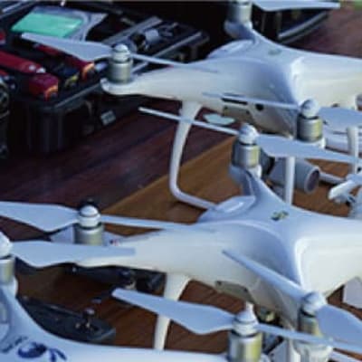充実したドローン機器