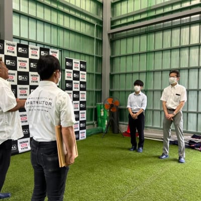 屋内練習場も完備しています