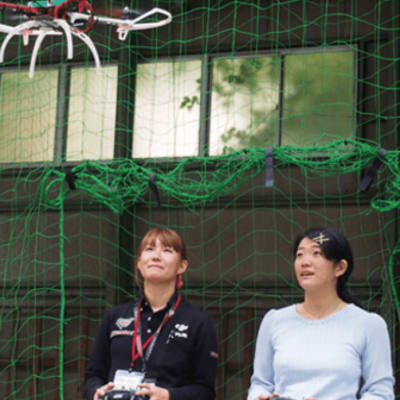 女性の実技風景