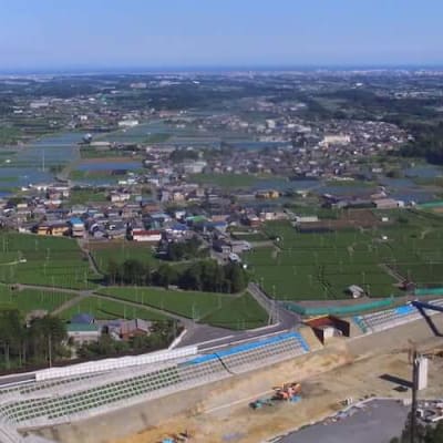 ドローンで撮影した写真