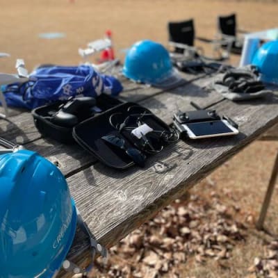 ヘルメットやゼッケン