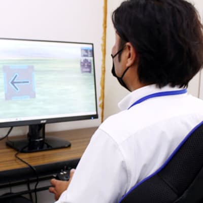 シミュレータ訓練風景