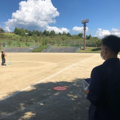 屋外講習の様子です