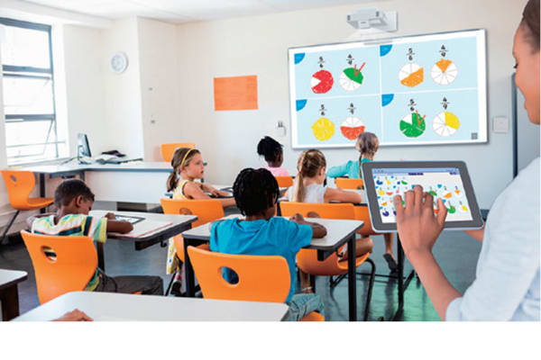 最適な教育環境を提供　～分かりやすい電子黒板～