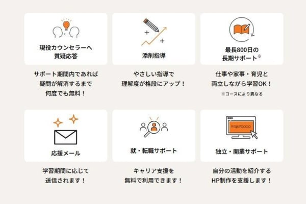 独立・開業サポートまで！充実のサポート体制