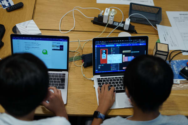 生徒のレベルに合わせた4つのコースを用意