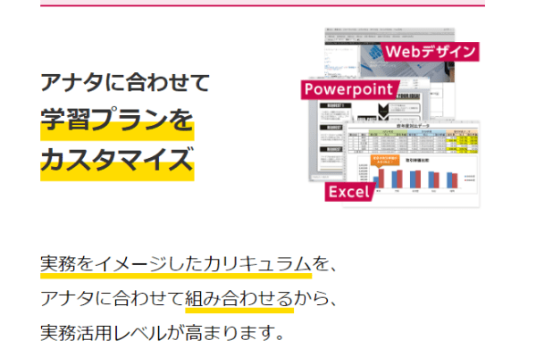 アナタに合わせて 学習プランをカスタマイズ