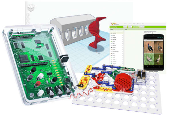 プログラミングだけじゃない！ 3Dモデリング、電子回路設計、アプリ開発… ゴールは無限大！