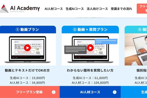 選べる3つのプラン。費用を抑えたい方にもおすすめ