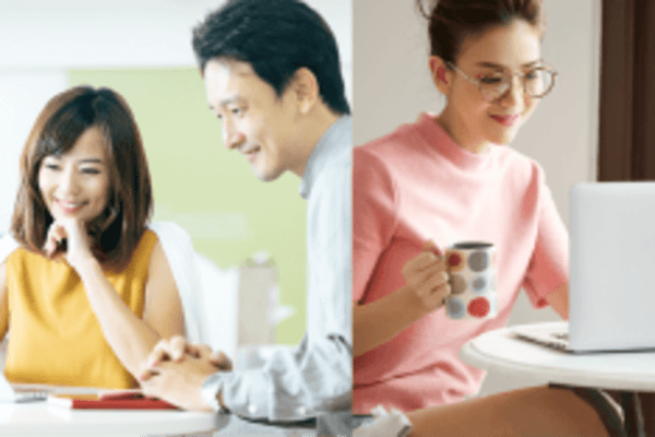 自分のライフスタイルに合わせて選べる学習スタイル