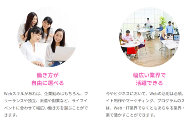 スキルを身につけて、働き方を自由に選べるようになる